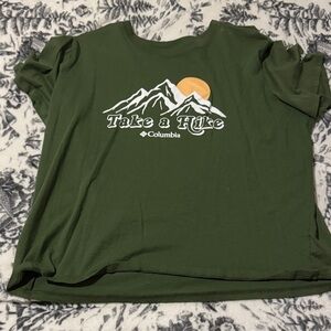 Columbia Olive Green Mountain Tee